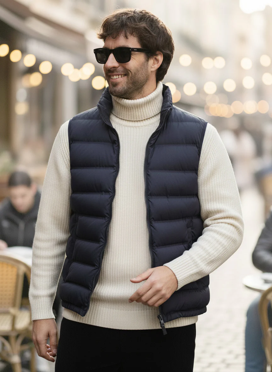 Half Sleeves Puffer Jacket - Image 20