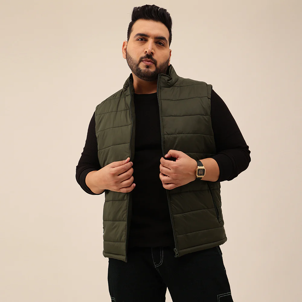 Half Sleeves Puffer Jacket - Image 6