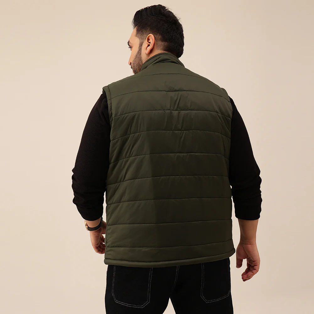 Half Sleeves Puffer Jacket - Image 7
