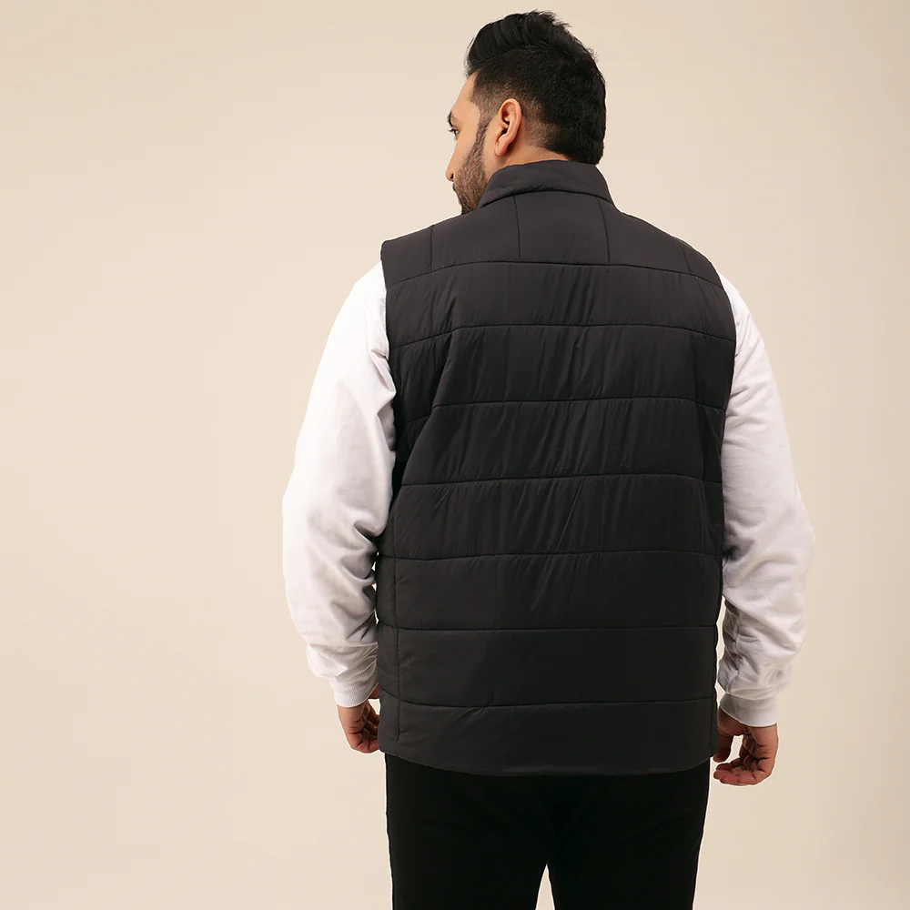 Half Sleeves Puffer Jacket - Image 15