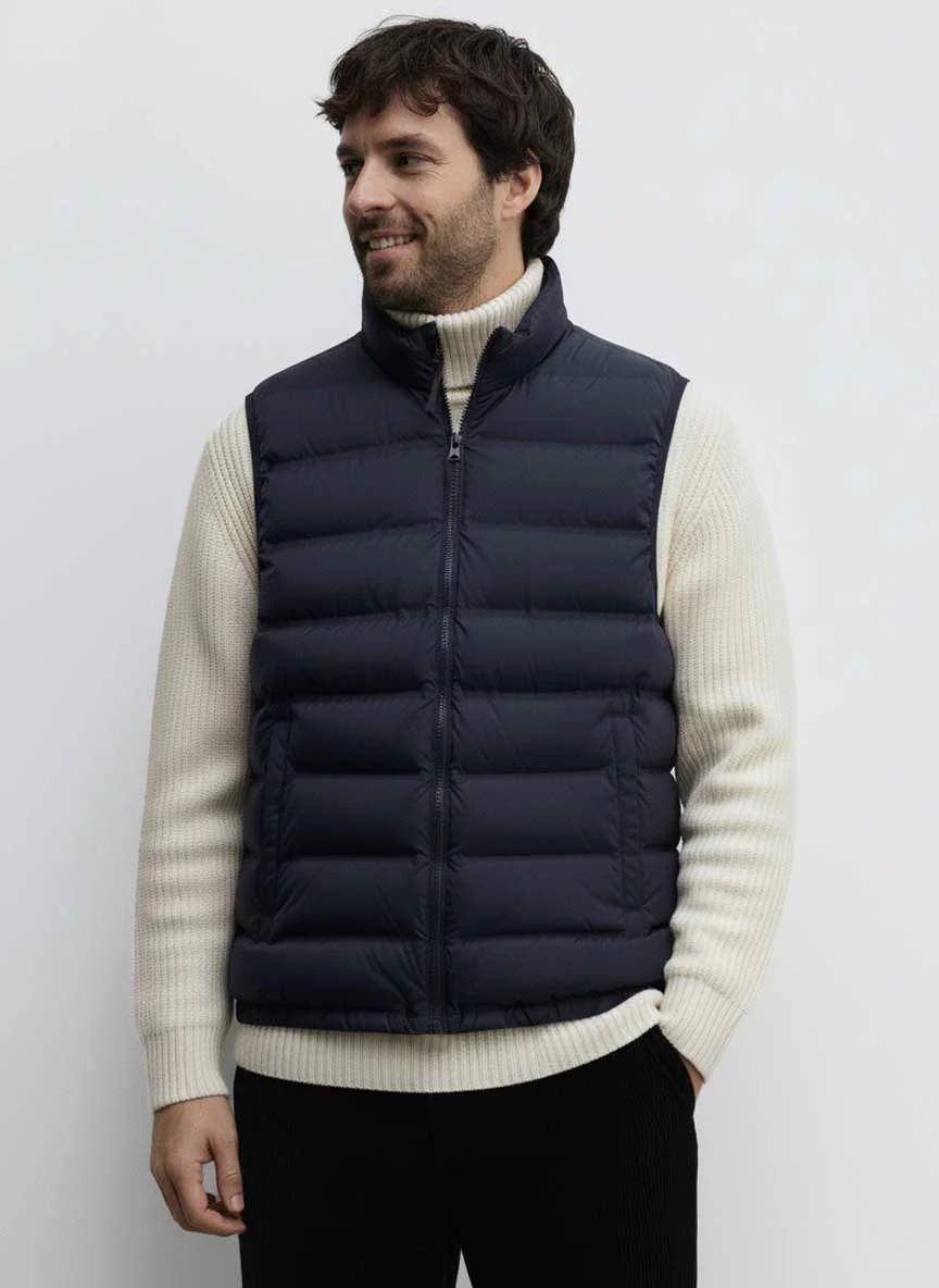 Half Sleeves Puffer Jacket - Image 23