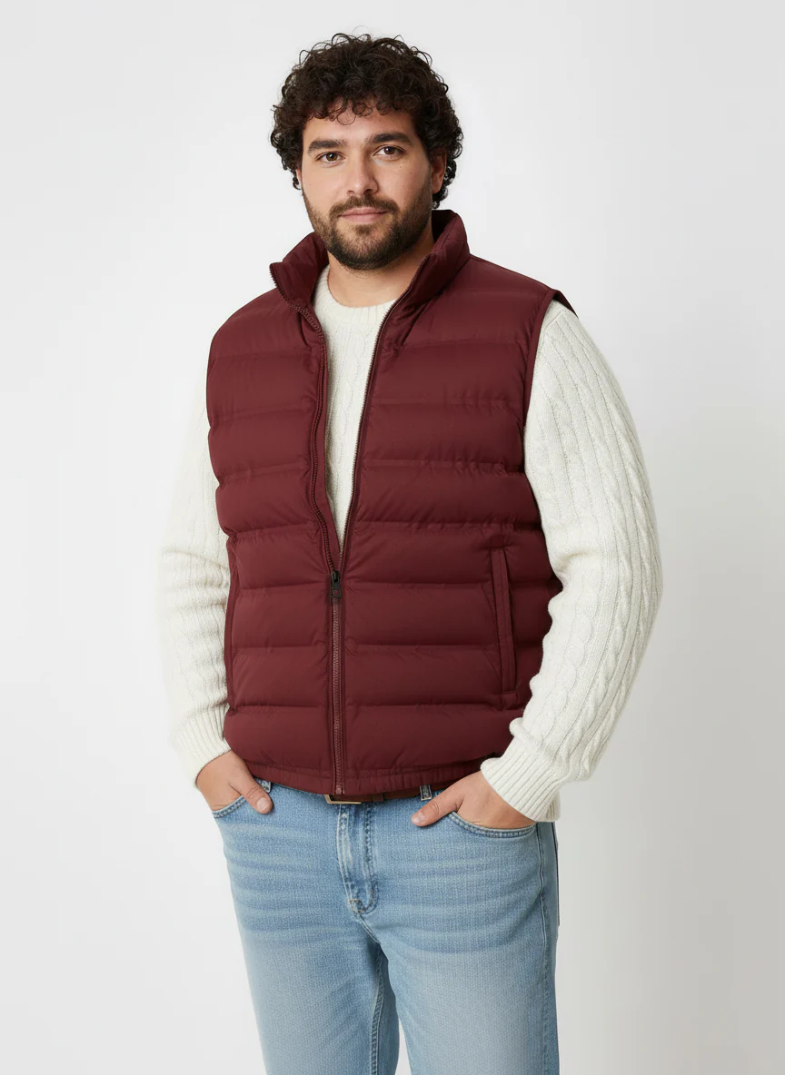 Half Sleeves Puffer Jacket - Image 18