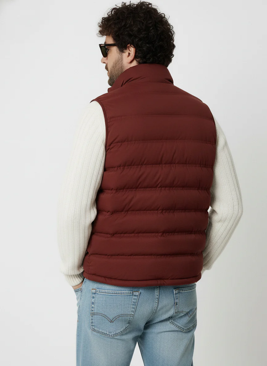 Half Sleeves Puffer Jacket - Image 19