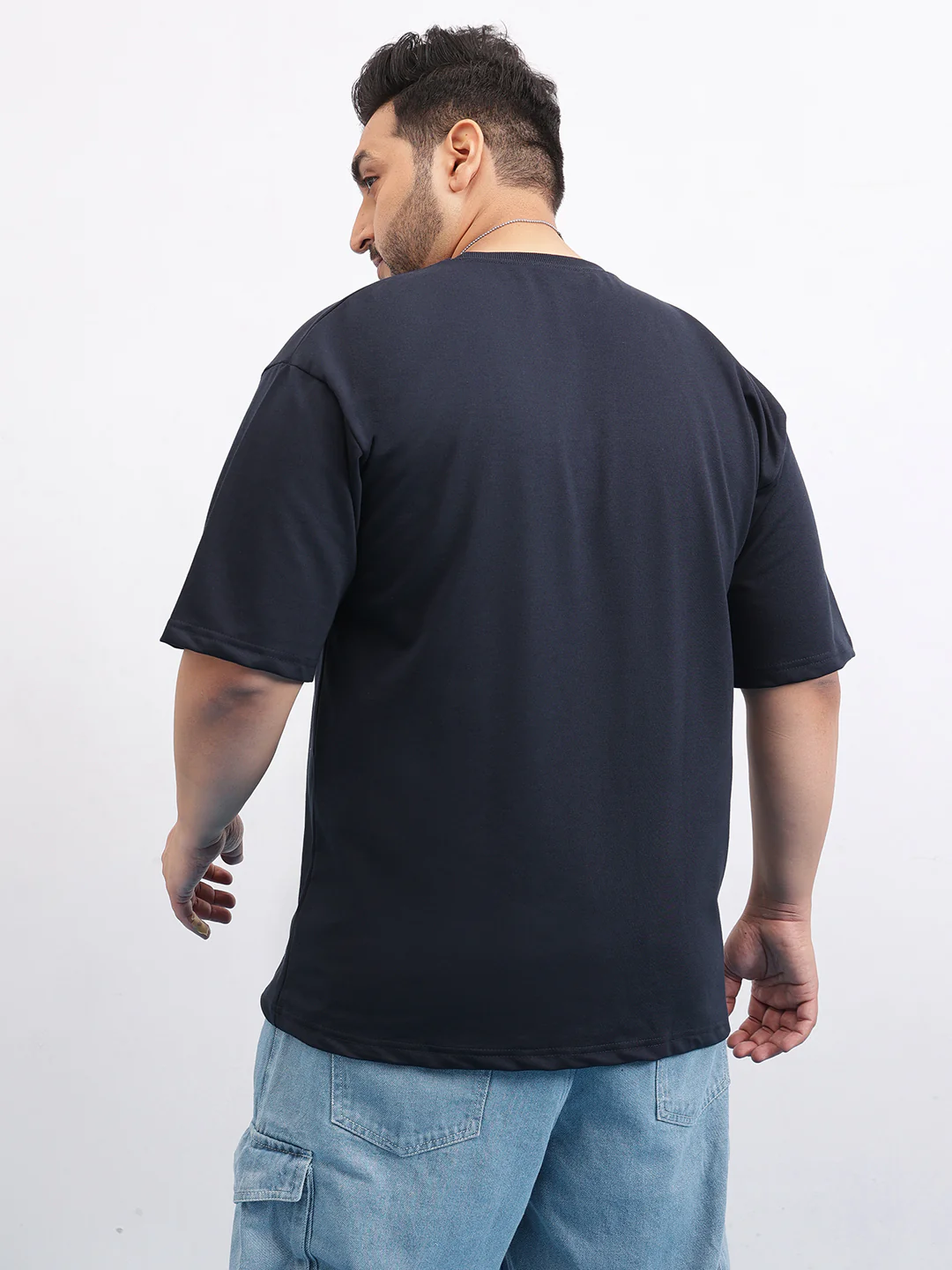 Heavy Weight Plus Size Drop Shoulder T-shirt - Image 15