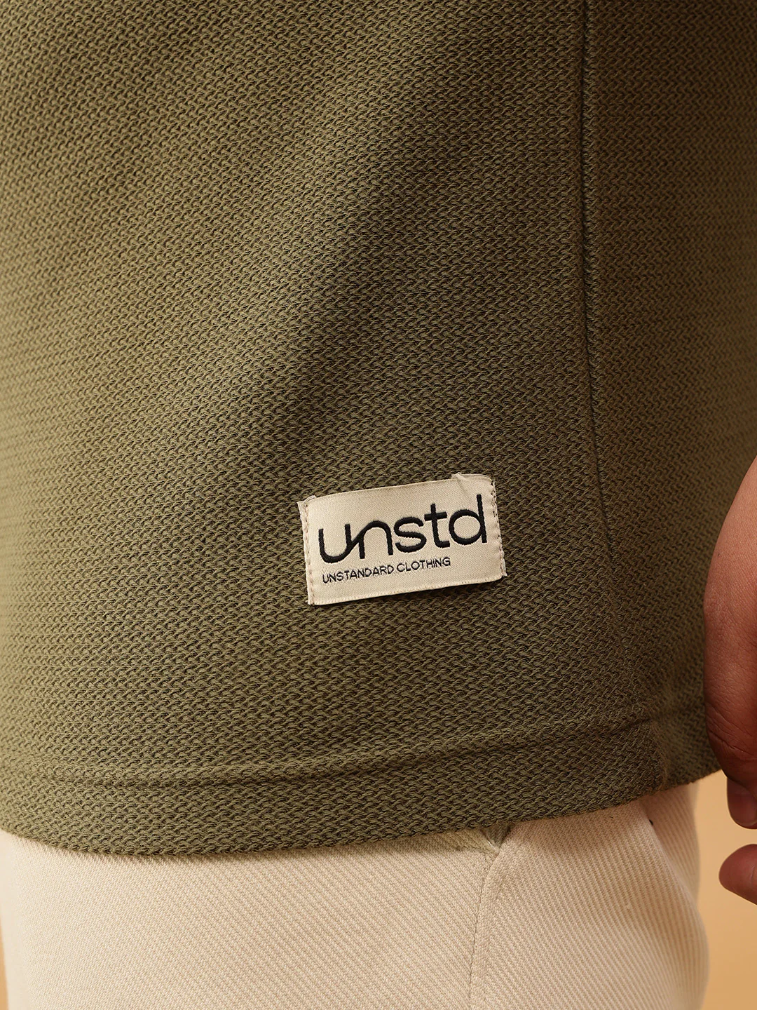 Henley Textured Premium Full Sleeve Tee - Image 5