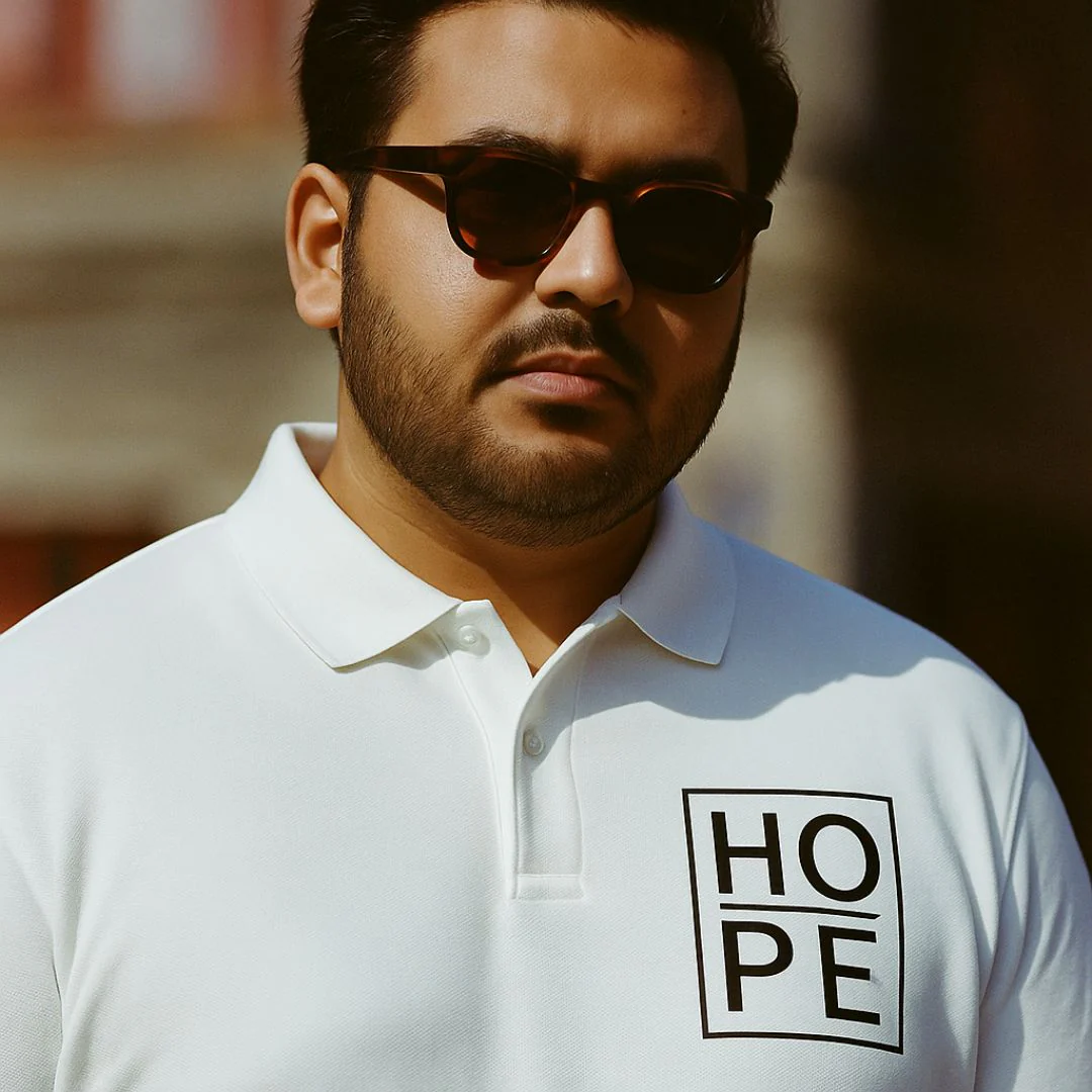 Hope Unisex Polo T-shirt - Image 3