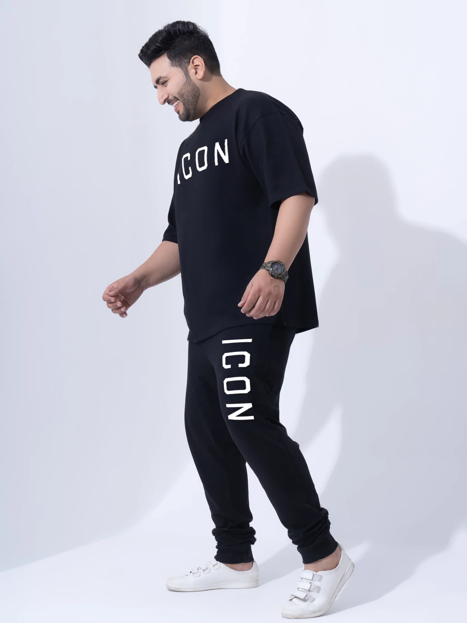 Icon Black Co-ord Set (Jogger) - Image 3