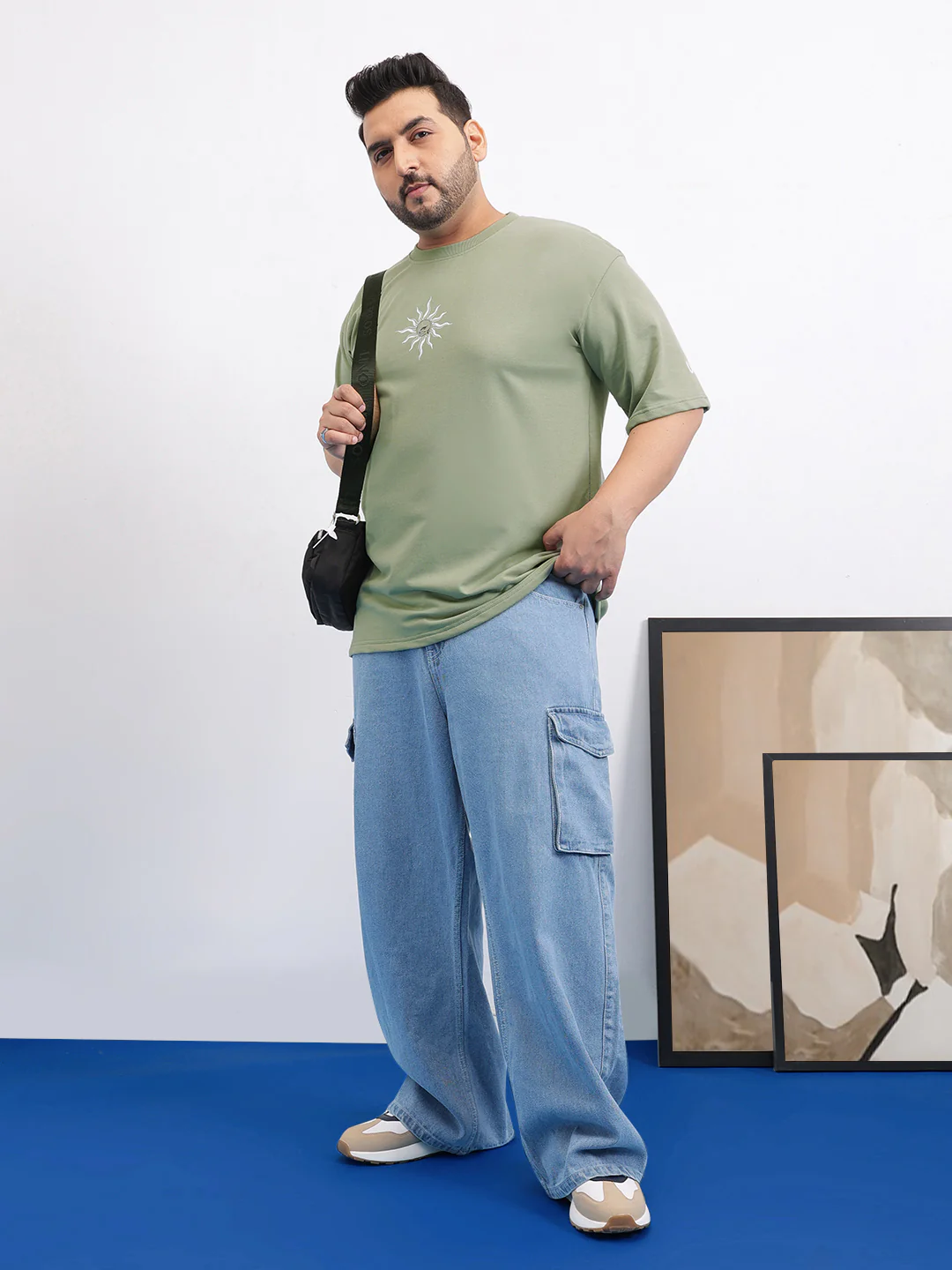 Knight Warrior Plus Size Drop Shoulder T-shirt - Image 5