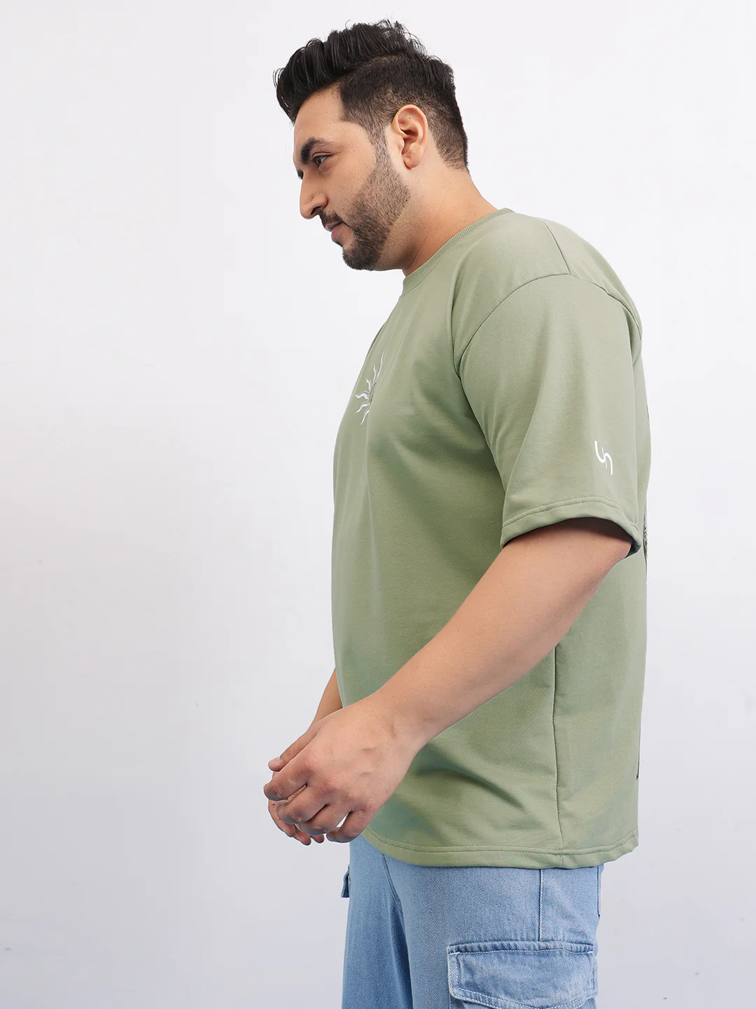 Knight Warrior Plus Size Drop Shoulder T-shirt - Image 7