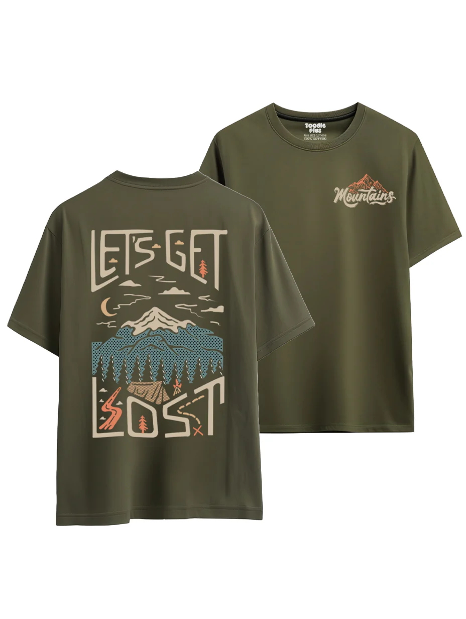Let's Get Lost Plus Size T-shirt - Image 3