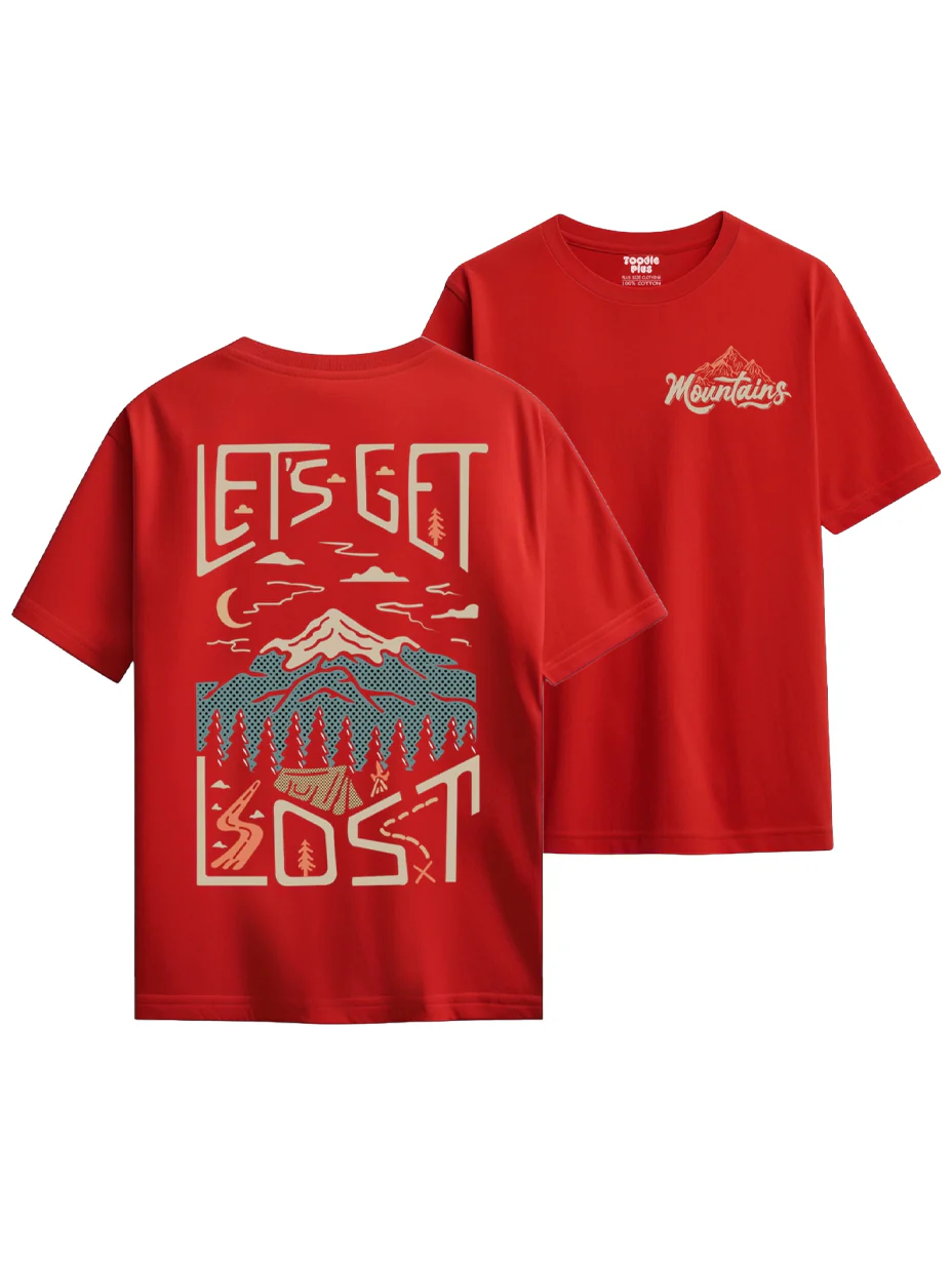 Let's Get Lost Plus Size T-shirt - Image 4