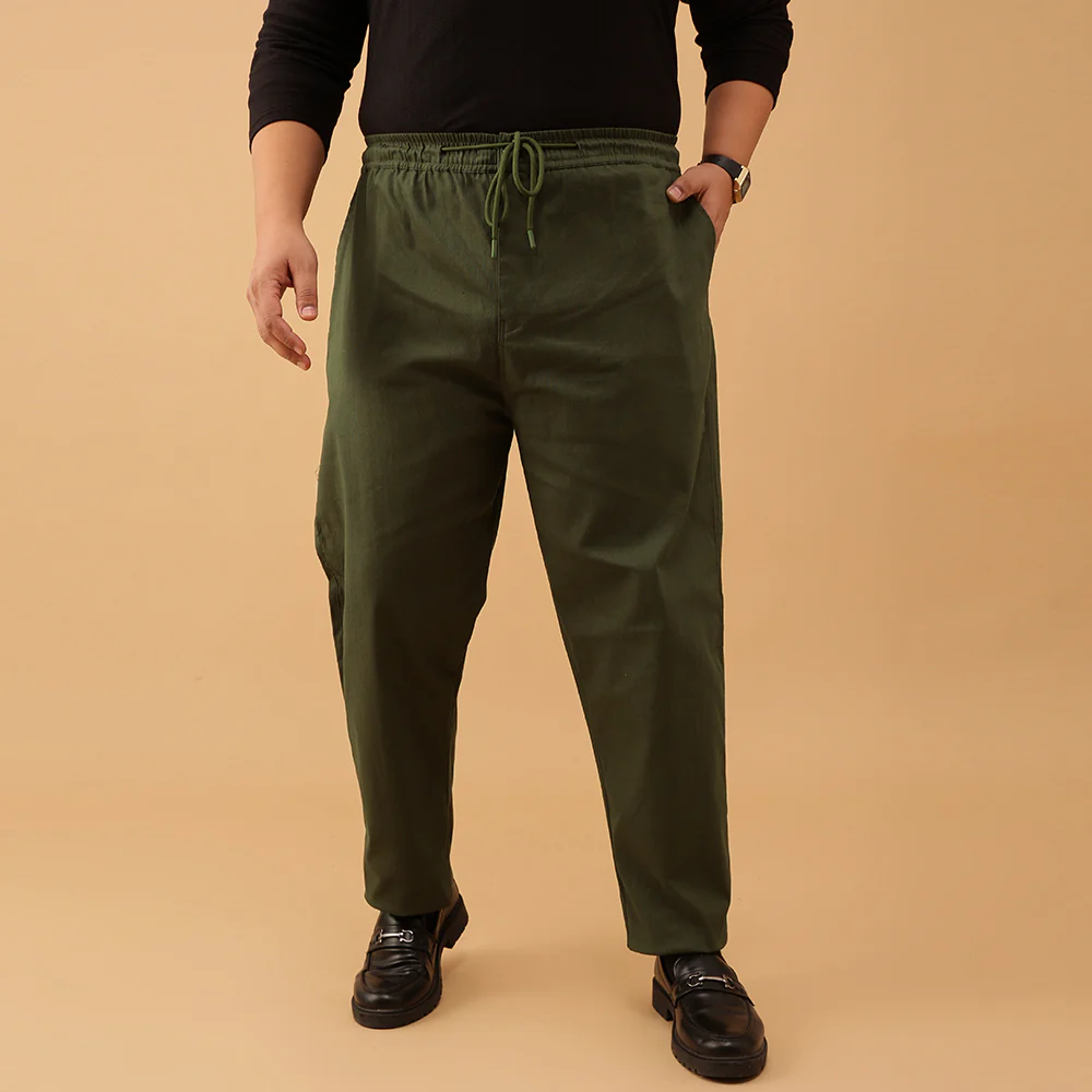 Linen Strectable Pants - Image 2
