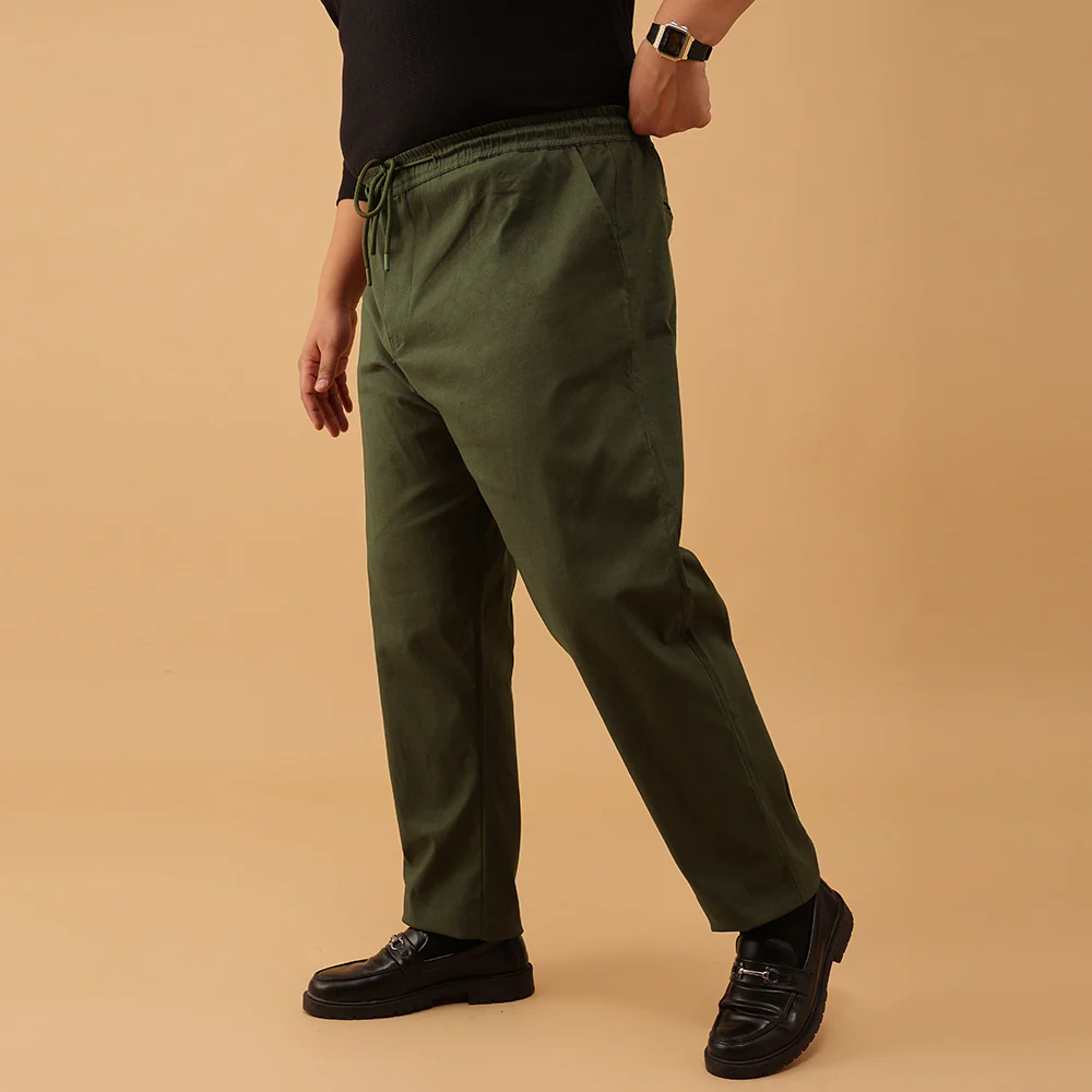 Linen Strectable Pants - Image 3