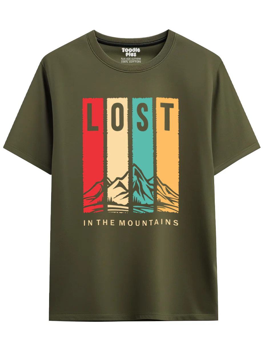 Lost in the mountains Plus Size T-Shirt - Image 5