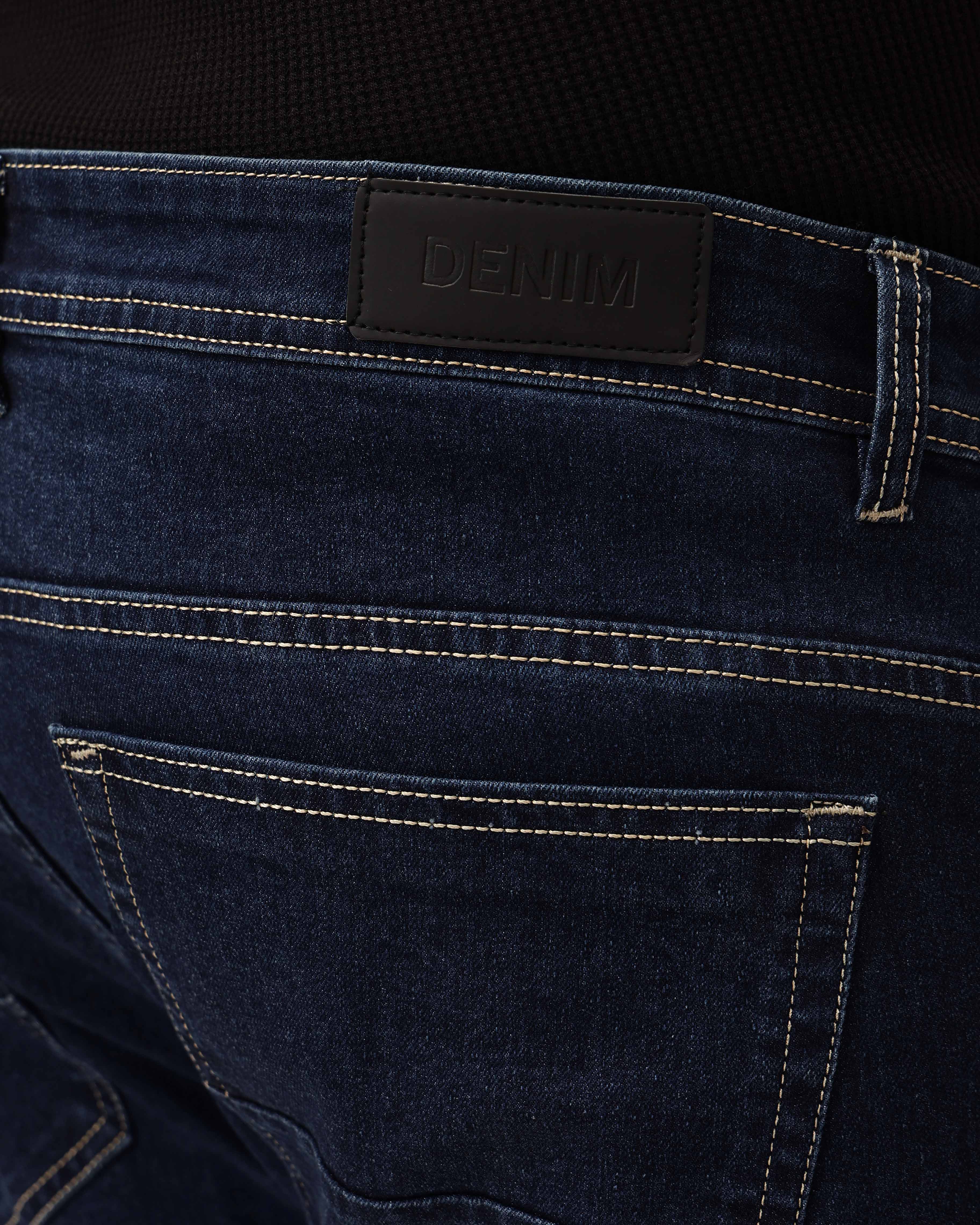 Mid Blue Strectable Cotton Plus Size Jeans - Image 6