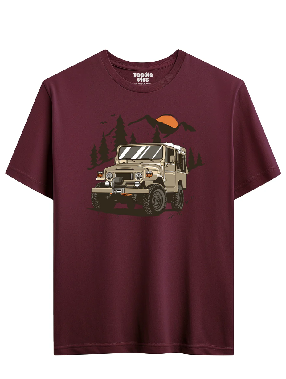 Mountain Jeep Plus Size T-Shirt - Image 9