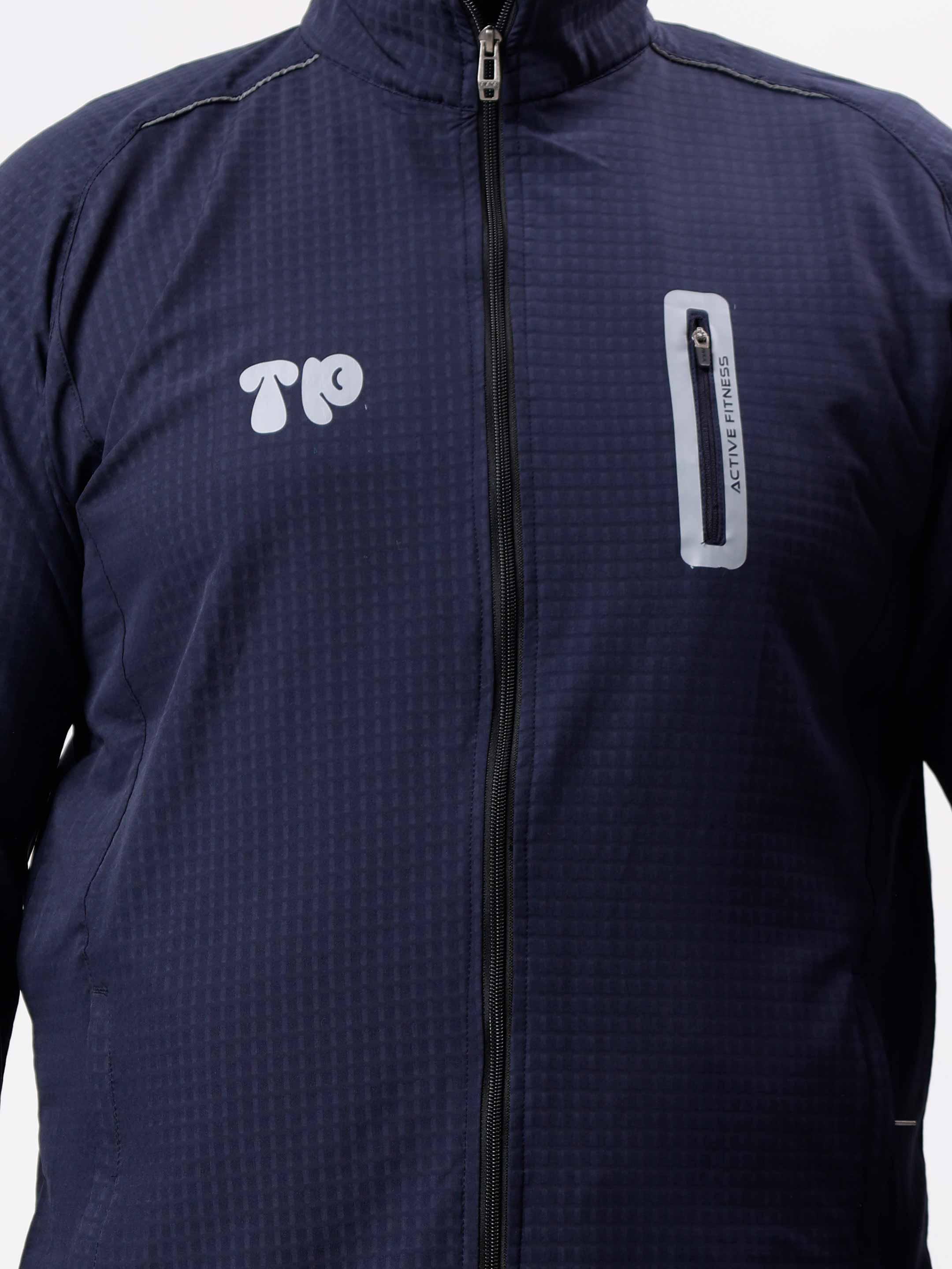 Premium Textured Plus Size Sports Jacket - Image 9