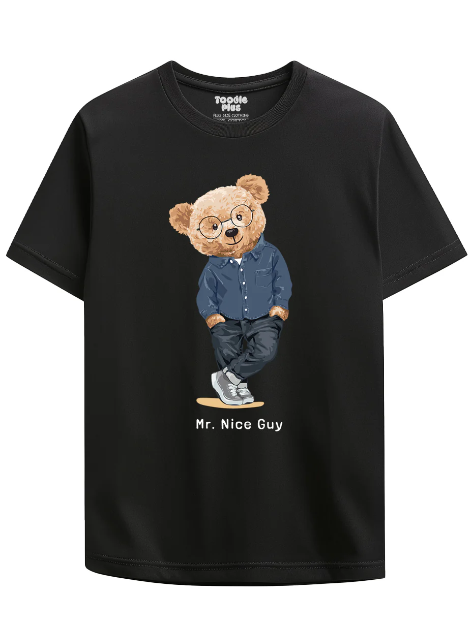 Nice Bear Plus Size T-Shirt - Image 3