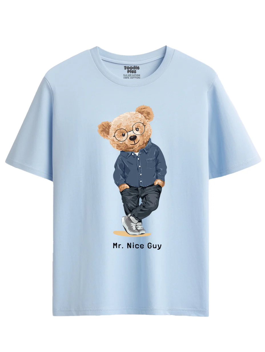 Nice Bear Plus Size T-Shirt - Image 4