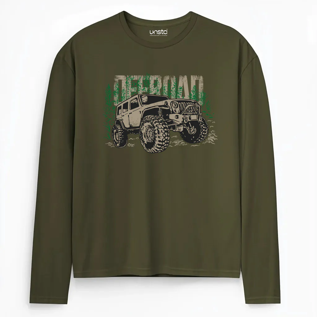 Offroad Travel  Plus Size Full Sleeve T-shirt - Image 3