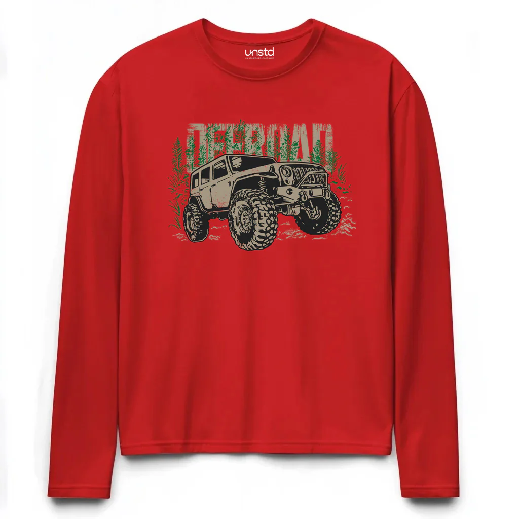 Offroad Travel  Plus Size Full Sleeve T-shirt - Image 4