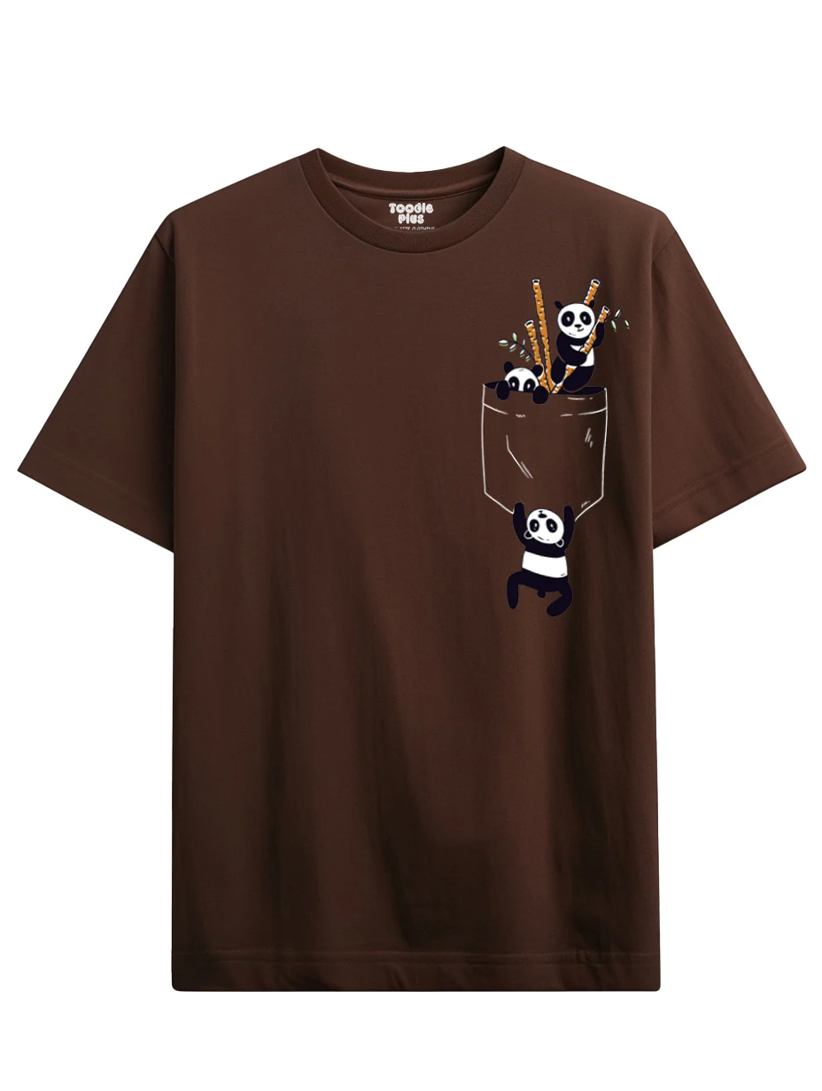 Pocket Pandas Plus Size T-Shirt - Image 6