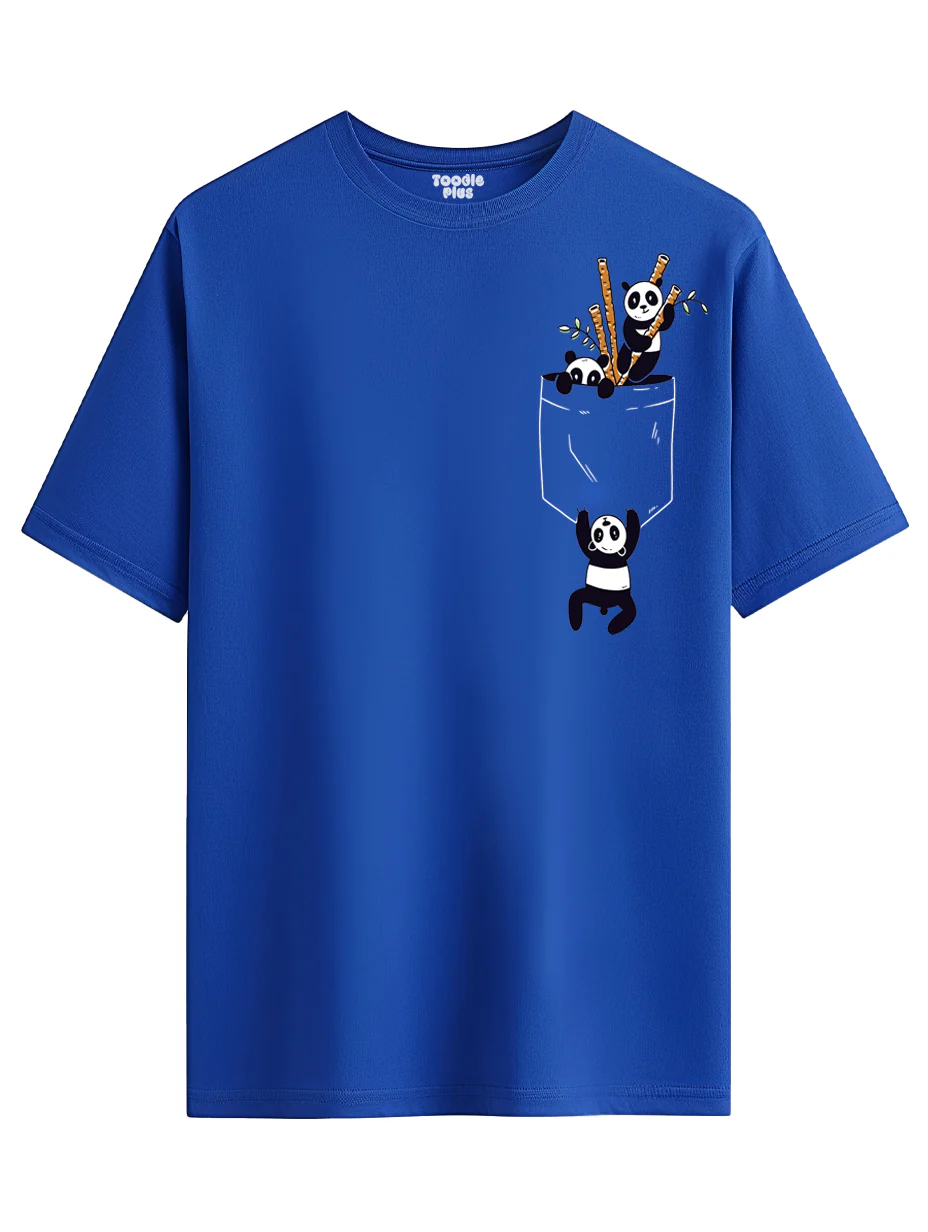 Pocket Pandas Plus Size T-Shirt - Image 7