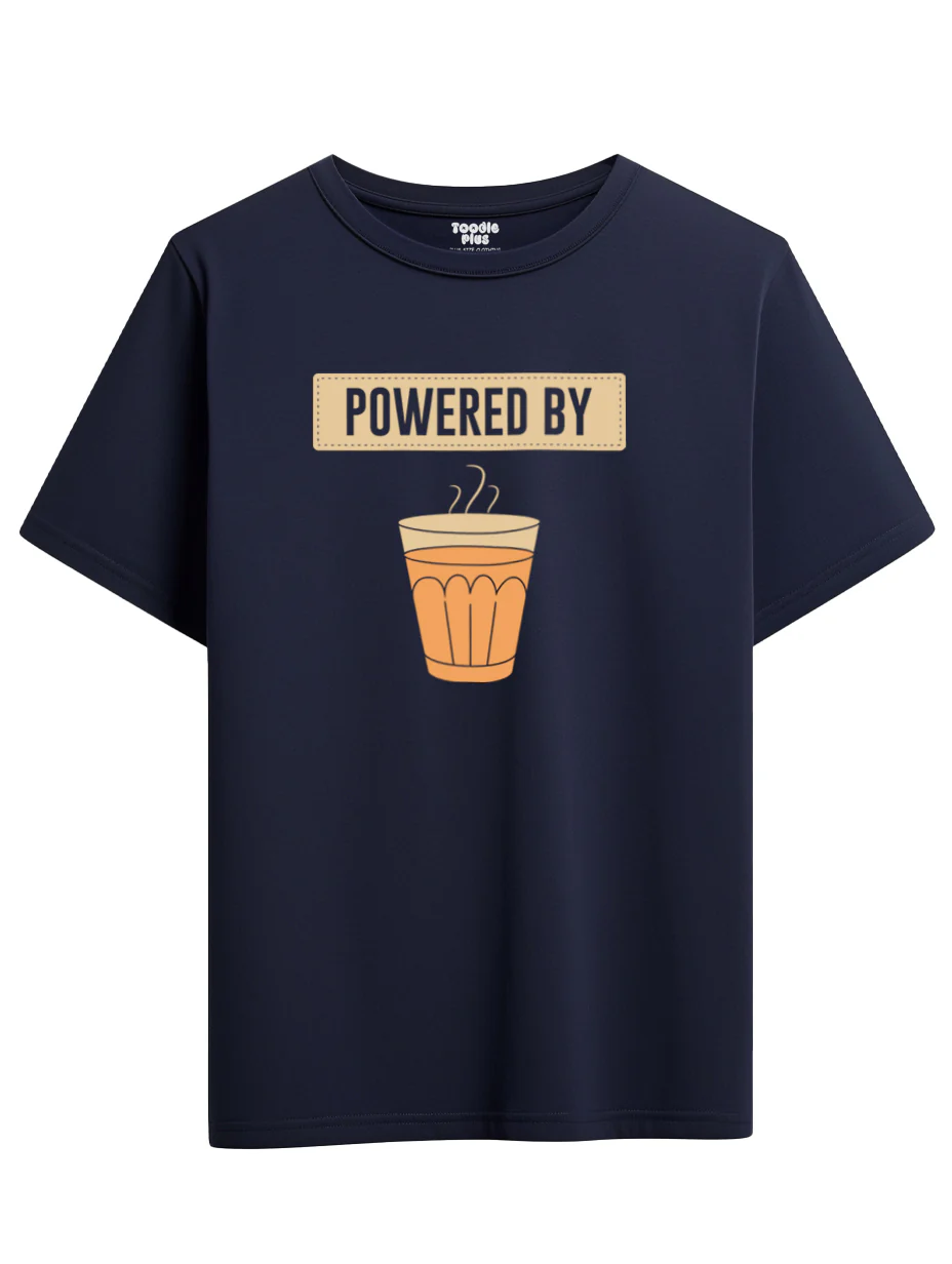 Powered By Chai Men's T-Shirt - Image 3