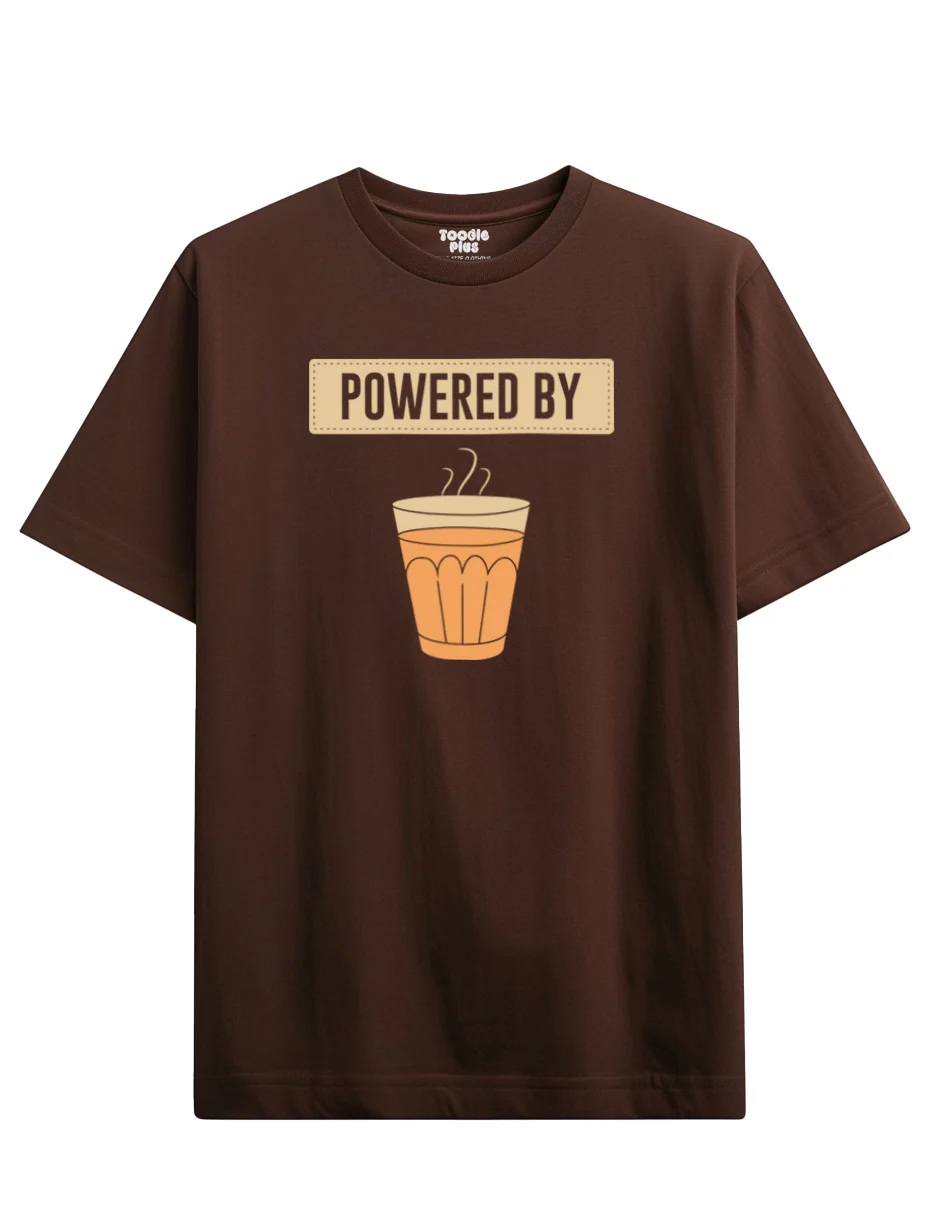 Powered By Chai Men's T-Shirt - Image 4