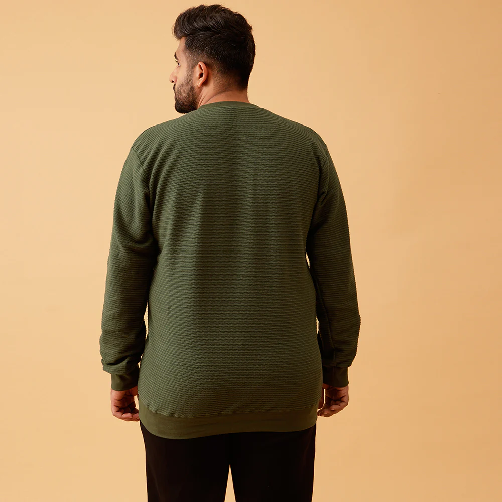 Premium Interlock Textured Sweatshirt - Image 5