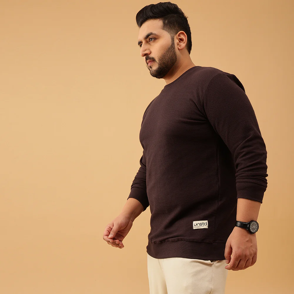 Premium Knitted Textured Sweatshirt - Image 10