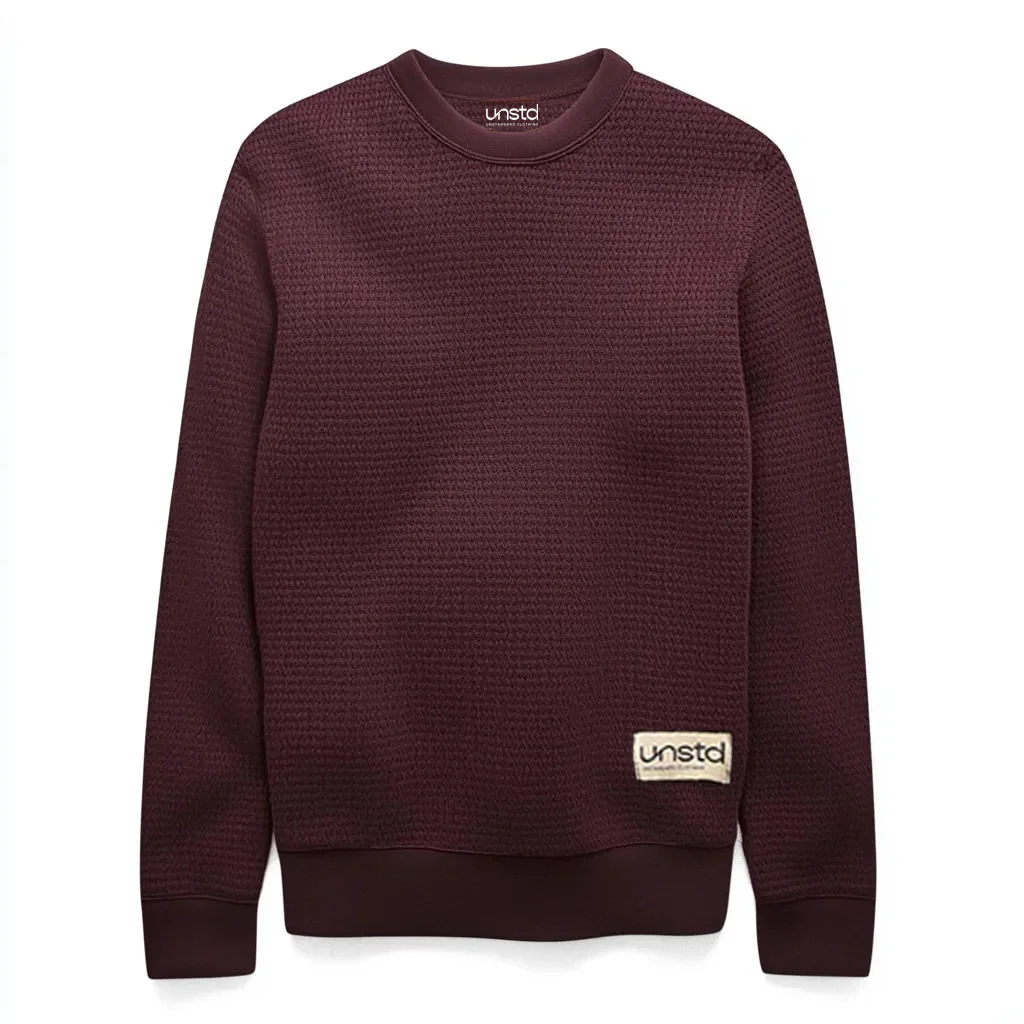Premium Knitted Textured Sweatshirt - Image 7