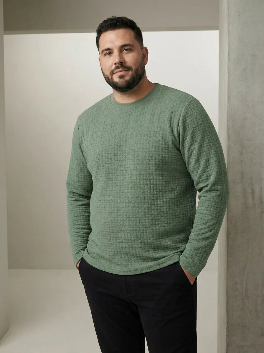 Premium Textured Full Sleeve T-shirt - Image 5