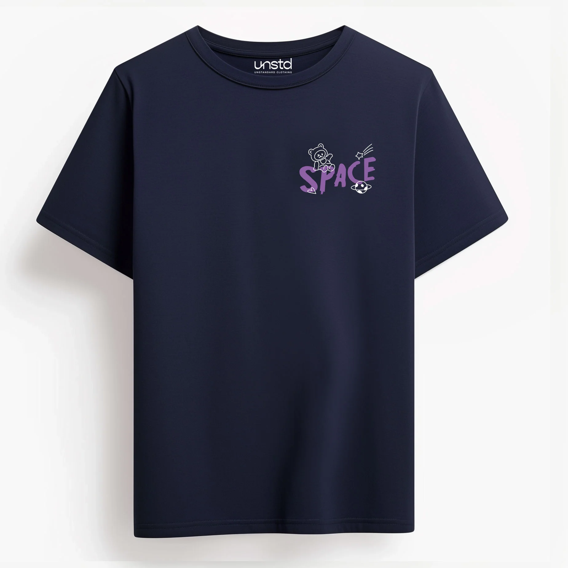 Purple Space Plus Size T-shirt - Image 4