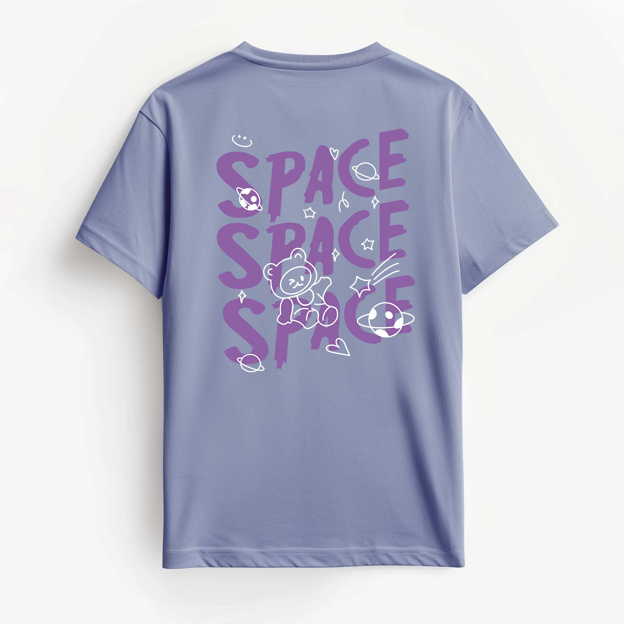 Purple Space Plus Size T-shirt - Image 5