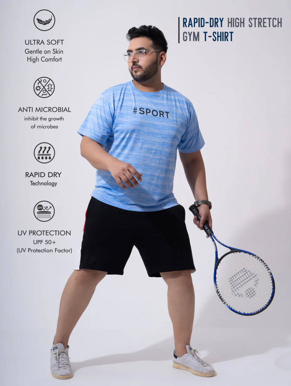 Rapid-Dry High Stretch Gym T-shirt - Image 8
