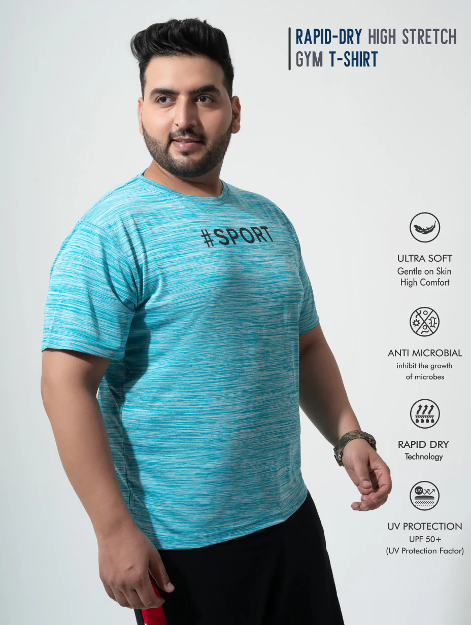 Rapid-Dry High Stretch Gym T-shirt - Image 4