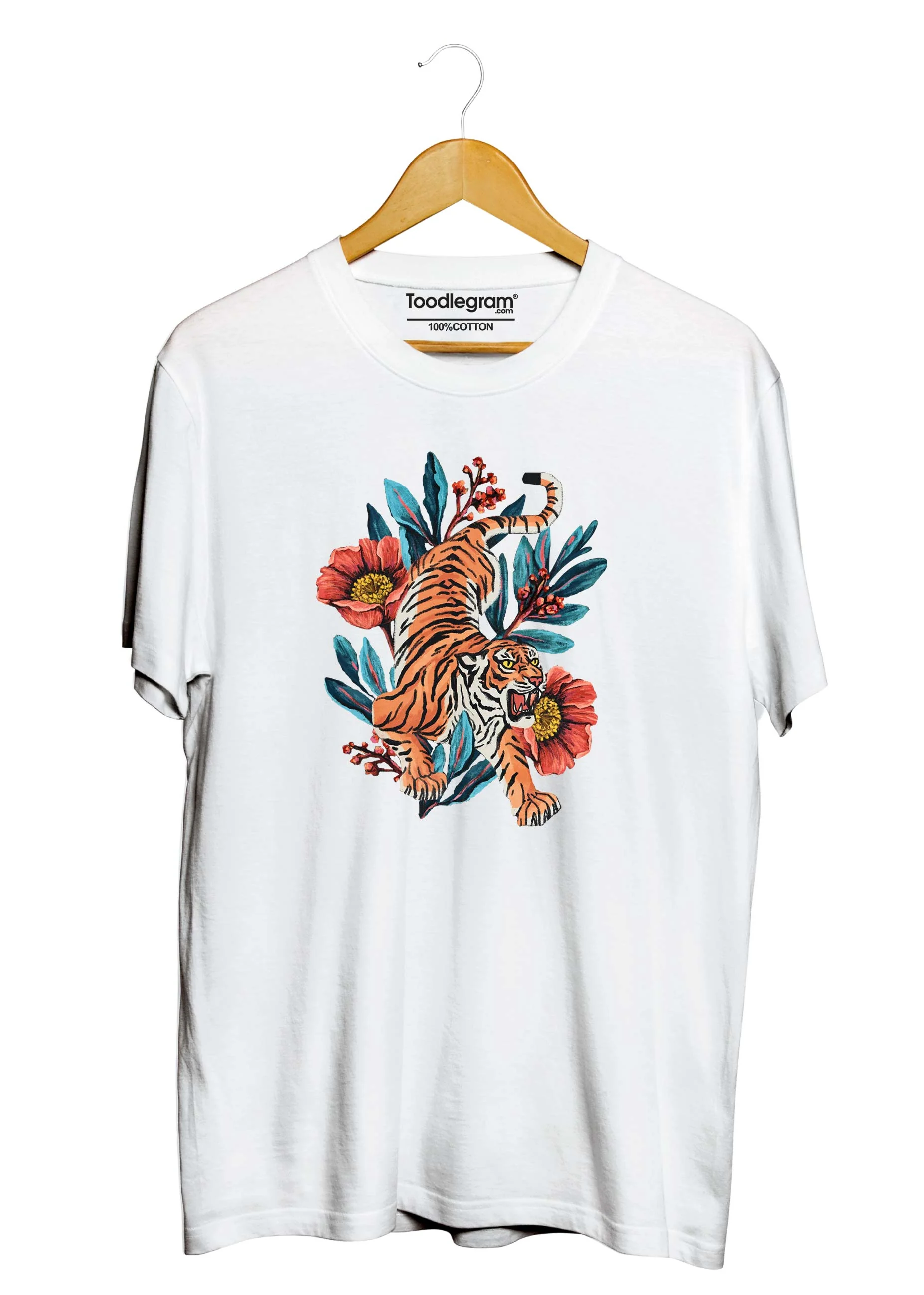 Roaring Tiger Plus Size T-Shirt - Image 5