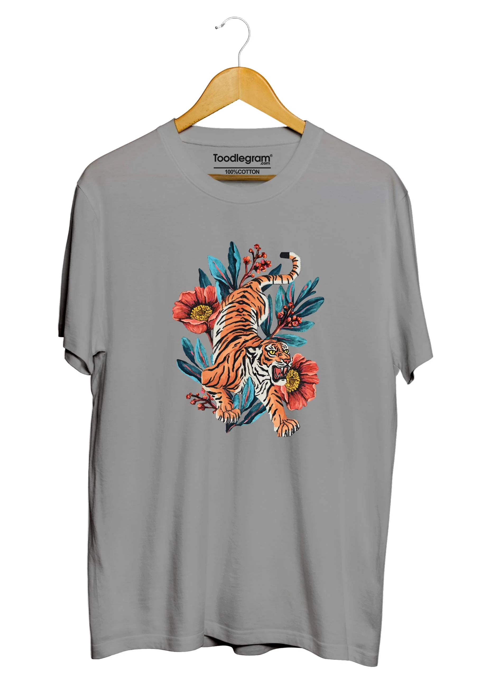 Roaring Tiger Plus Size T-Shirt - Image 7
