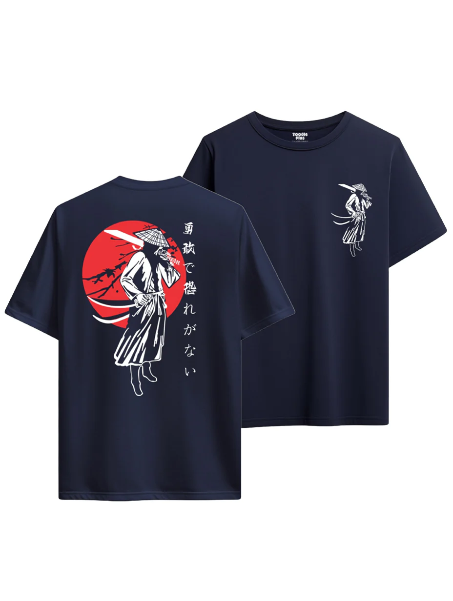 Samurai Warrior Plus Size T-shirt - Image 5