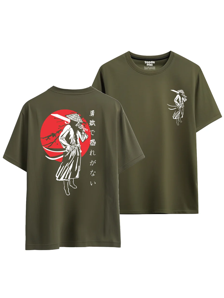 Samurai Warrior Plus Size T-shirt - Image 6