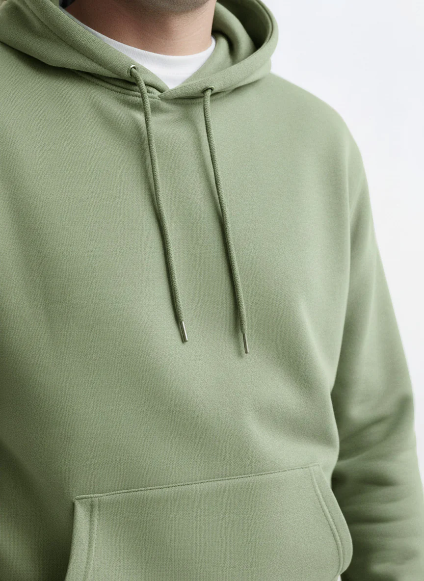 Solid Plus Size Hoodie - Image 17