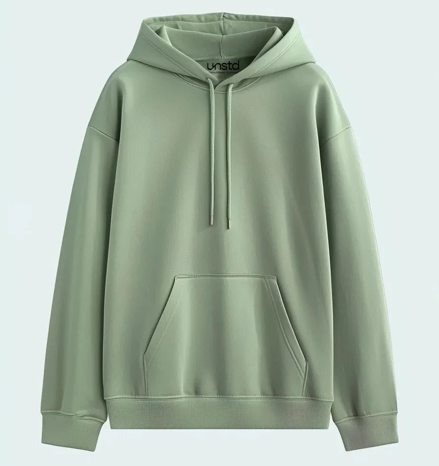 Solid Plus Size Hoodie - Image 20