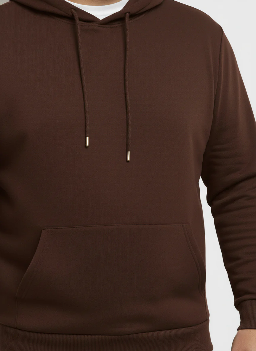 Solid Plus Size Hoodie - Image 35