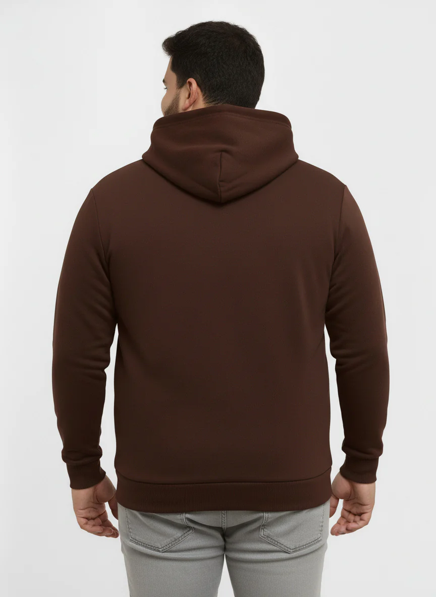 Solid Plus Size Hoodie - Image 37