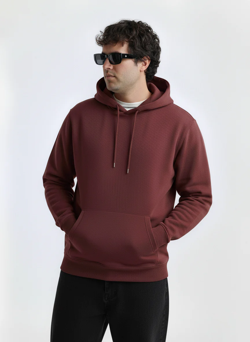 Solid Plus Size Hoodie - Image 29