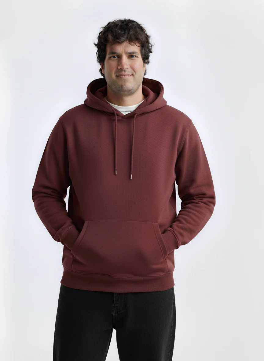 Solid Plus Size Hoodie - Image 31