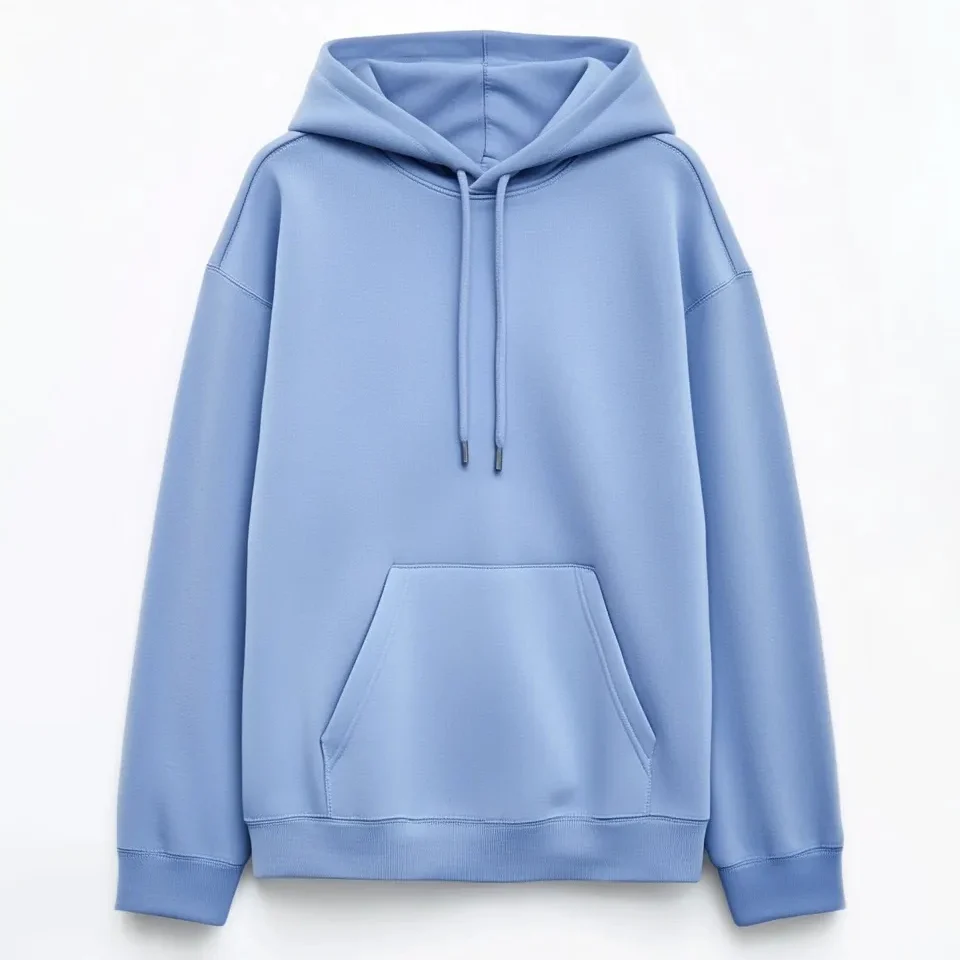 Solid Plus Size Hoodie - Image 40