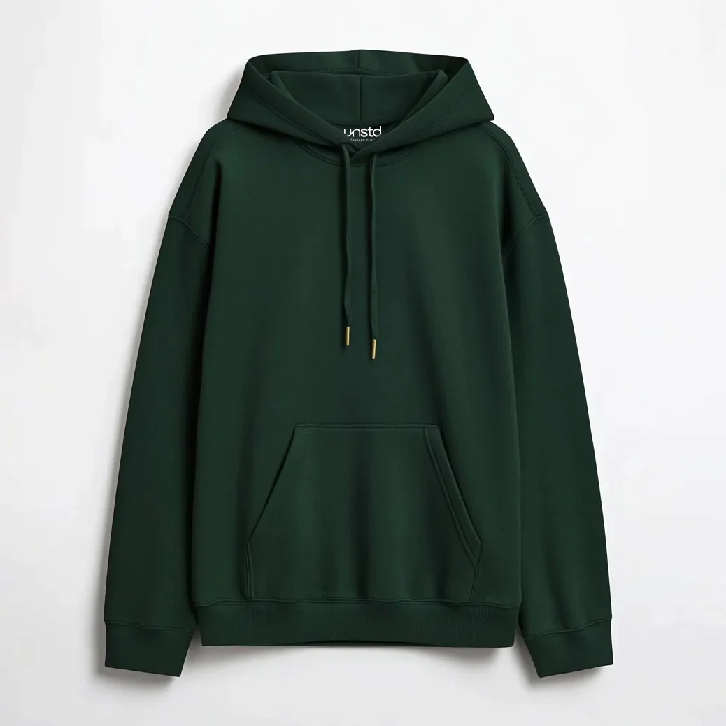 Solid Plus Size Hoodie - Image 42