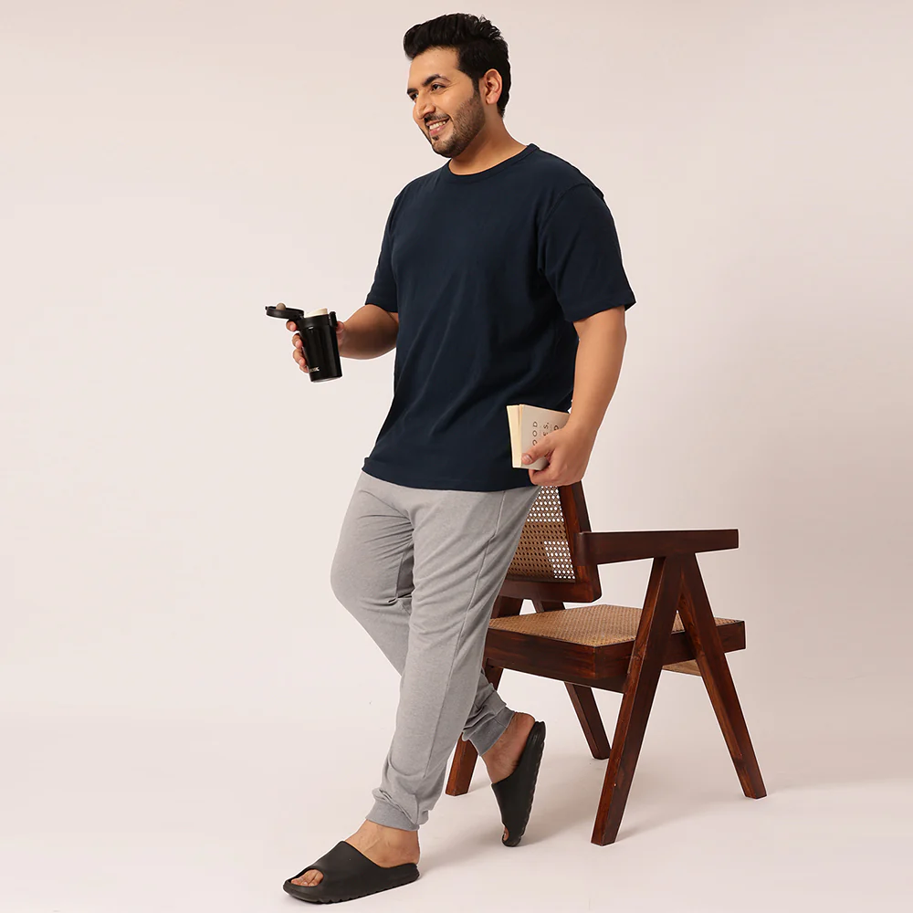 Solid Plus Size Jogger - Image 12